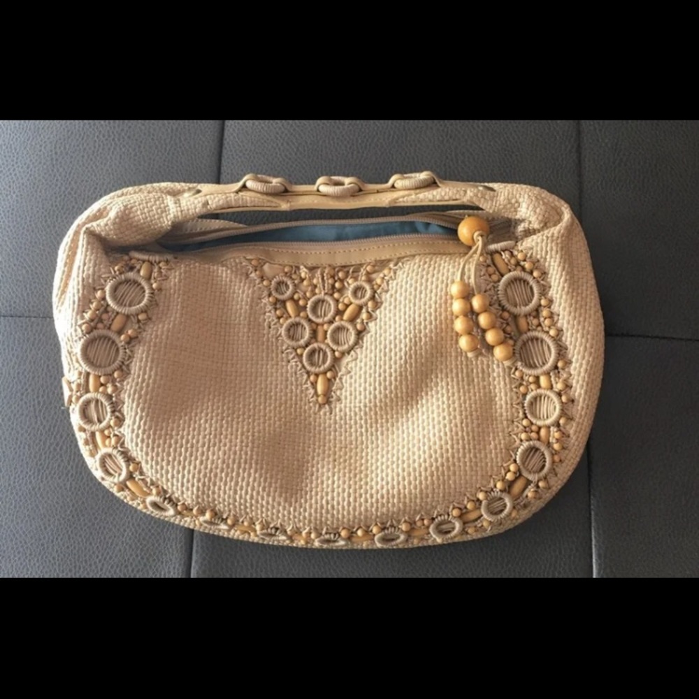 cole haan woven bag